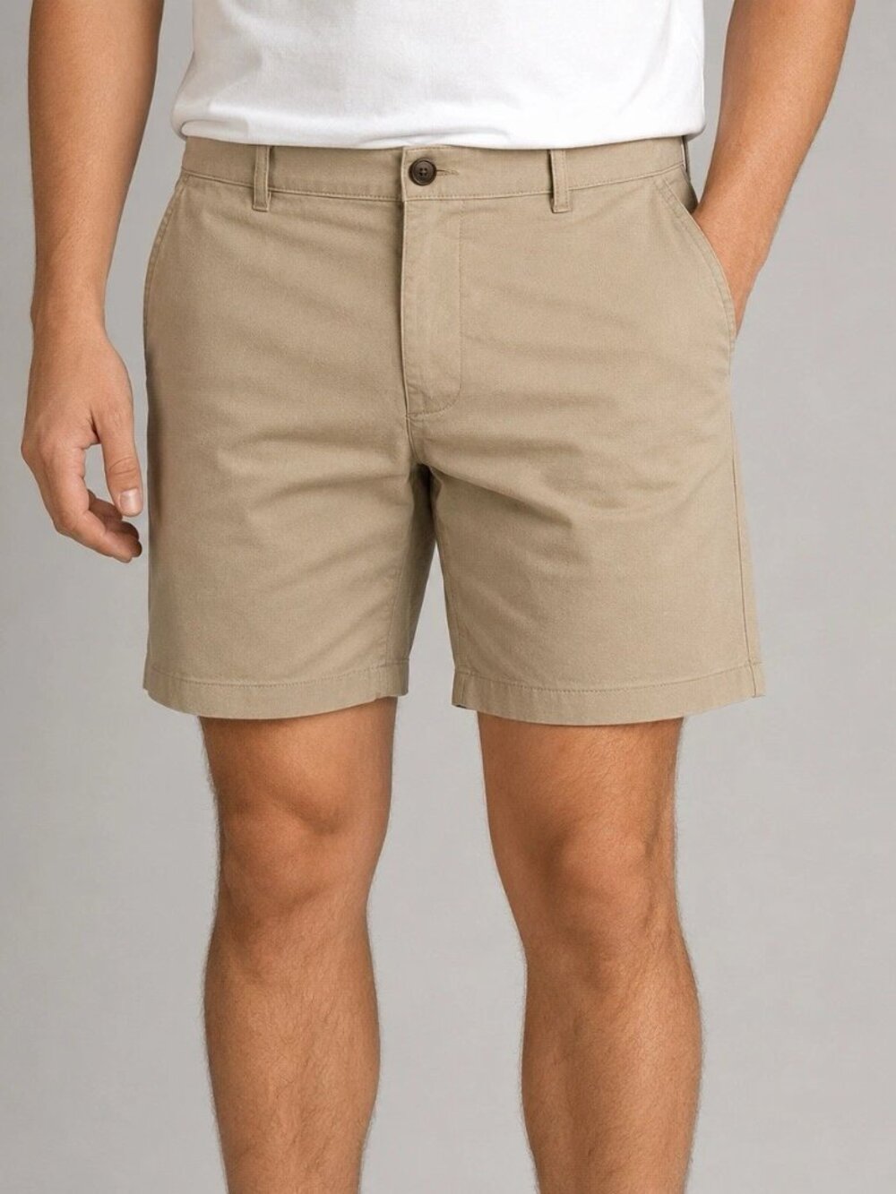 Men's J. Crew Beige 7” Flex Original Chino Shorts 30 NWT